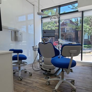 treatment room with dentist chair at rusholme family dentistry