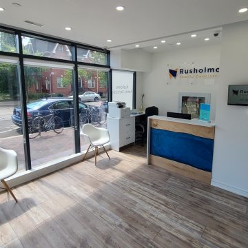 waiting area of rusholme family dentistry