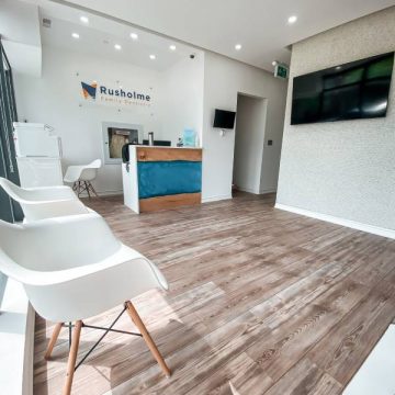 rusholme family dentistry's waiting area